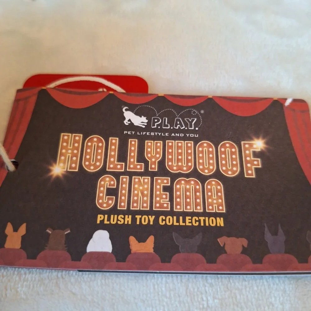 P.L.A.Y.'s Hollywoof Cinema Happy‎ Hound Brew Fun Dog Toy New Crinkle Crunchy